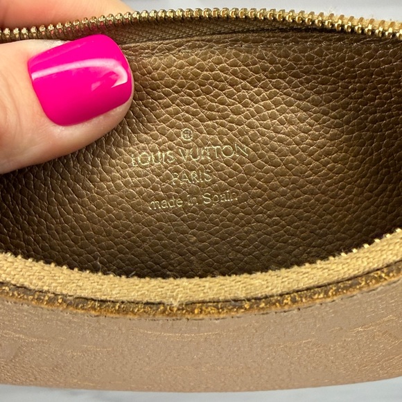 Louis Vuitton Empreinte Brown Leather Zip Pouch - Picture 8 of 10